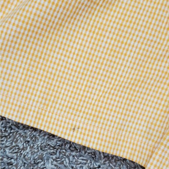 Free People Orange & White Checked Skort - Picture 7 of 7